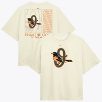 Women's Nike  Cream Baltimore Orioles Premium Essentials Relaxed Boxy T-Shirt