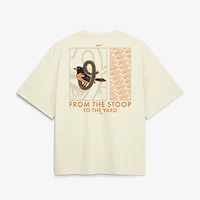 Women's Nike  Cream Baltimore Orioles Premium Essentials Relaxed Boxy T-Shirt