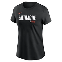 Women's Nike Gunnar Henderson Black Baltimore Orioles 2024 City Connect Fuse Player Name & Number T-Shirt