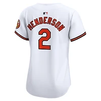Maillot de joueur Nike Gunnar Henderson blanc Baltimore Orioles Home Limited pour femme