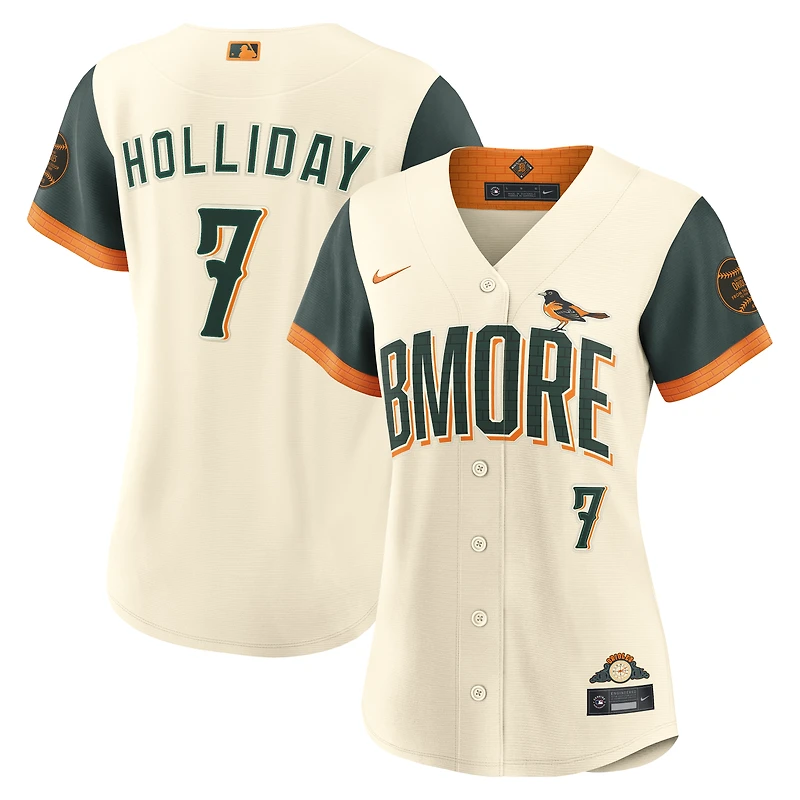 Women's Nike Jackson Holliday Cream Baltimore Orioles 2026 City Connect Stadium Jersey
