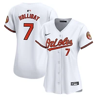 maillot Nike Jackson Holliday pour femme, blanc, Baltimore Orioles, de joueur limité à domicile