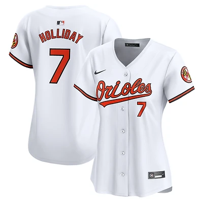 maillot Nike Jackson Holliday pour femme, blanc, Baltimore Orioles, de joueur limité à domicile