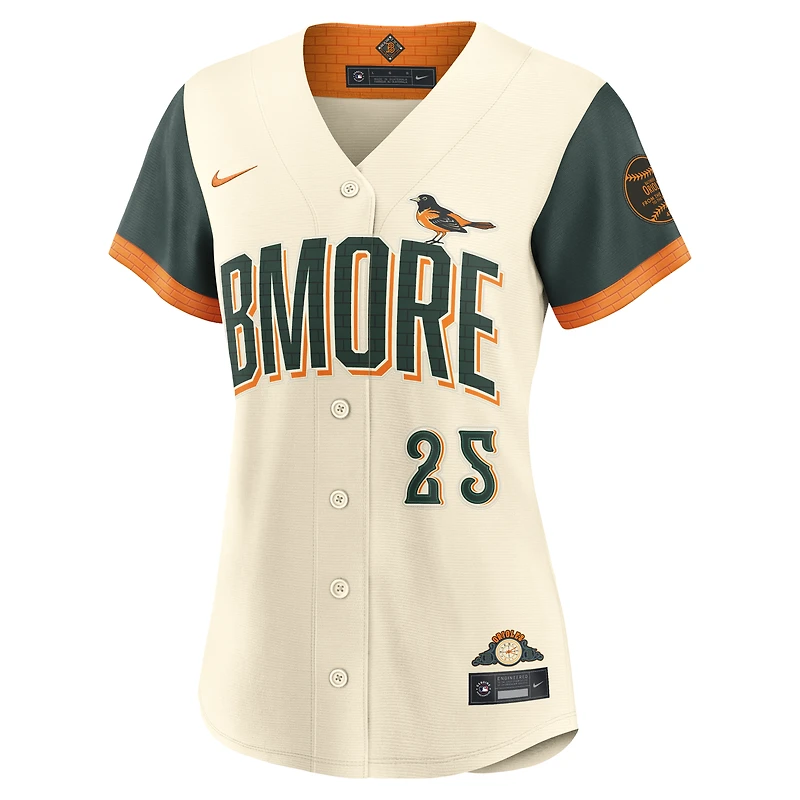 Women's Nike Pete Alonso Cream Baltimore Orioles 2026 City Connect Stadium Jersey