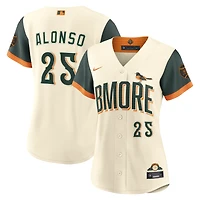 Maillot Nike Pete Alonso crème Baltimore Orioles 2026 City Connect Stadium pour femme