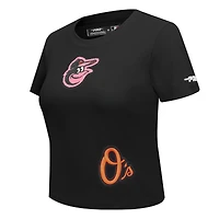 T-shirt court Baby Doll Game Day Classics Pro Standard pour femme, noir, Baltimore Orioles