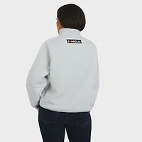 Veste polaire grise à fermeture éclair quart de tour WEAR by Erin Andrews pour femme, inspirée des Orioles Baltimore