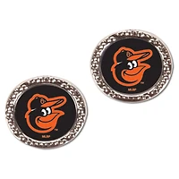 Boucles d'oreilles rondes WinCraft Baltimore Orioles pour femmes
