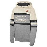 Sweat à capuche Mitchell & Ness Cream pour jeunes, entraîneur-chef des Orioles de Baltimore
