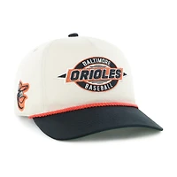 Youth '47 Natural/Black Baltimore Orioles Frame Out Hitch Adjustable Hat