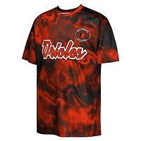 T-shirt noir/orange pour jeunes frappeurs suppléants des Orioles de Baltimore