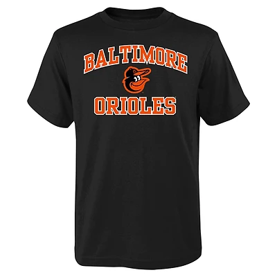 Youth Black Baltimore Orioles Heart & Soul T-Shirt