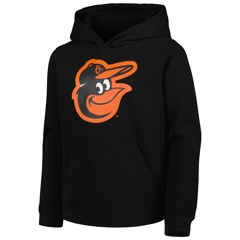 Youth Black Baltimore Orioles Team Primary Logo Pullover Hoodie
