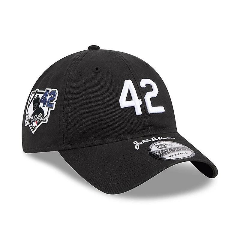 Casquette ajustable New Era noire Baltimore Orioles 2026 Jackie Robinson Day 9TWENTY pour jeunes