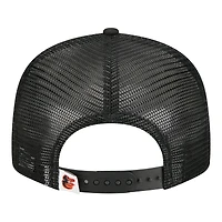 Casquette trucker New Era 9FIFTY noire Baltimore Orioles pour jeunes
