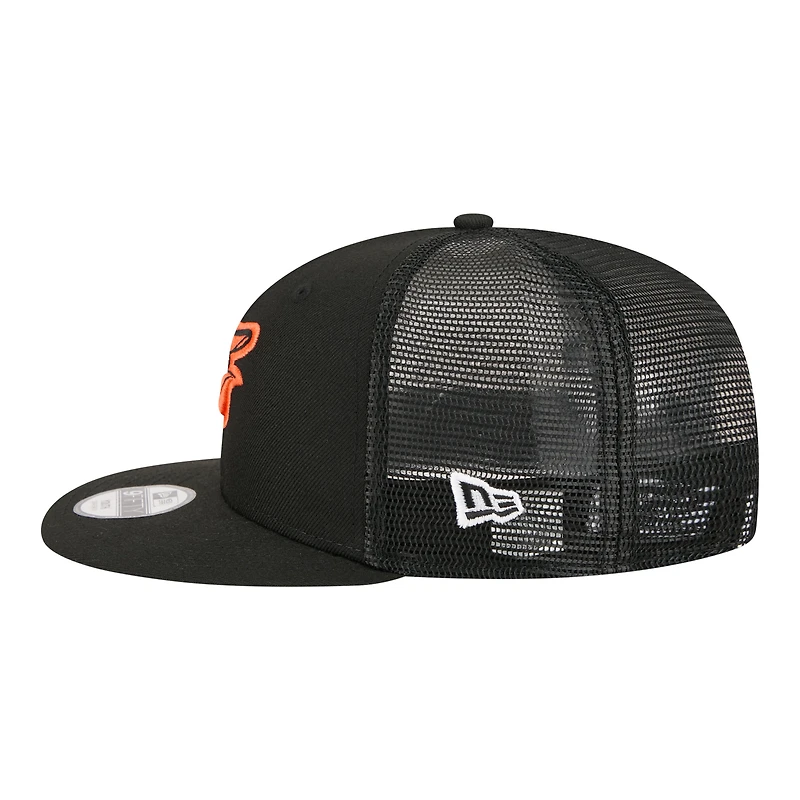 Casquette trucker New Era 9FIFTY noire Baltimore Orioles pour jeunes