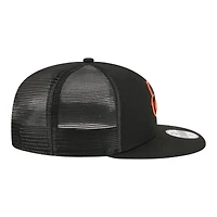 Youth New Era  Black Baltimore Orioles 9FIFTY Trucker Snapback Hat
