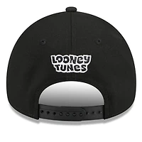 Youth New Era Black Baltimore Orioles Looney Tunes A-Frame 9FORTY Adjustable Hat