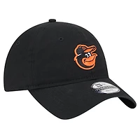Casquette réglable 9TWENTY noire pour jeunes des Orioles de Baltimore New Era