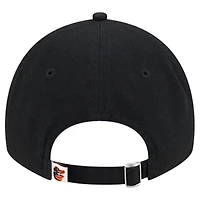 Casquette réglable 9TWENTY noire pour jeunes des Orioles de Baltimore New Era