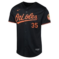 Maillot de joueur alternatif limité Nike Adley Rutschman pour jeune Baltimore Orioles noir