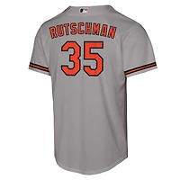 Maillot réplique Nike Adley Rutschman gris Baltimore Orioles pour enfant