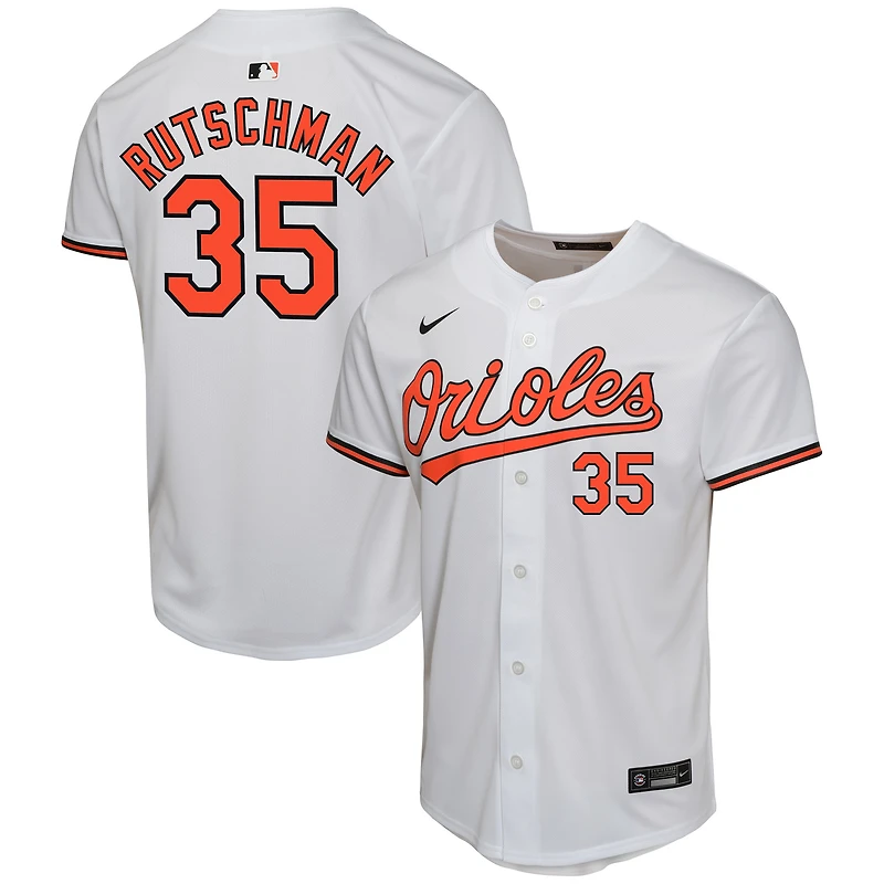 Maillot Nike Adley Rutschman pour jeune joueur de match à domicile des Orioles Baltimore, blanc