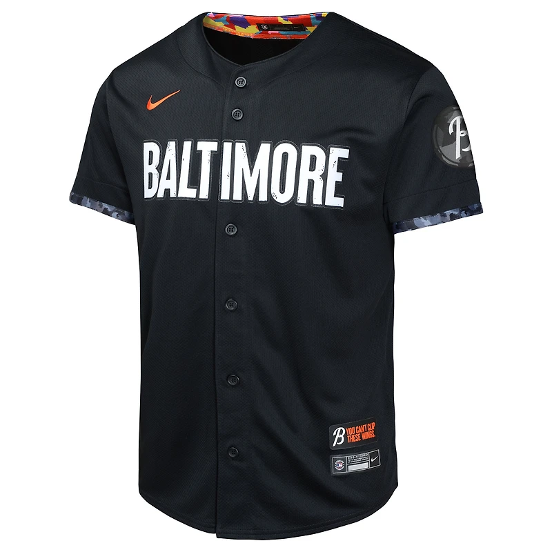 Youth Nike  Black Baltimore Orioles City Connect Limited Jersey