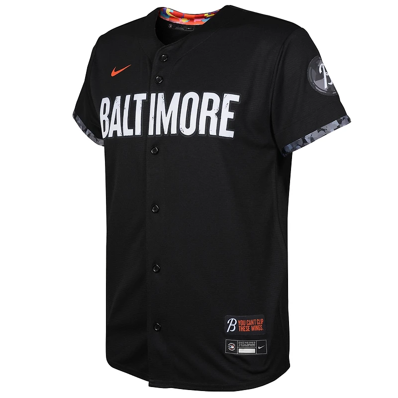 Youth Nike Black Baltimore Orioles City Connect Replica Jersey