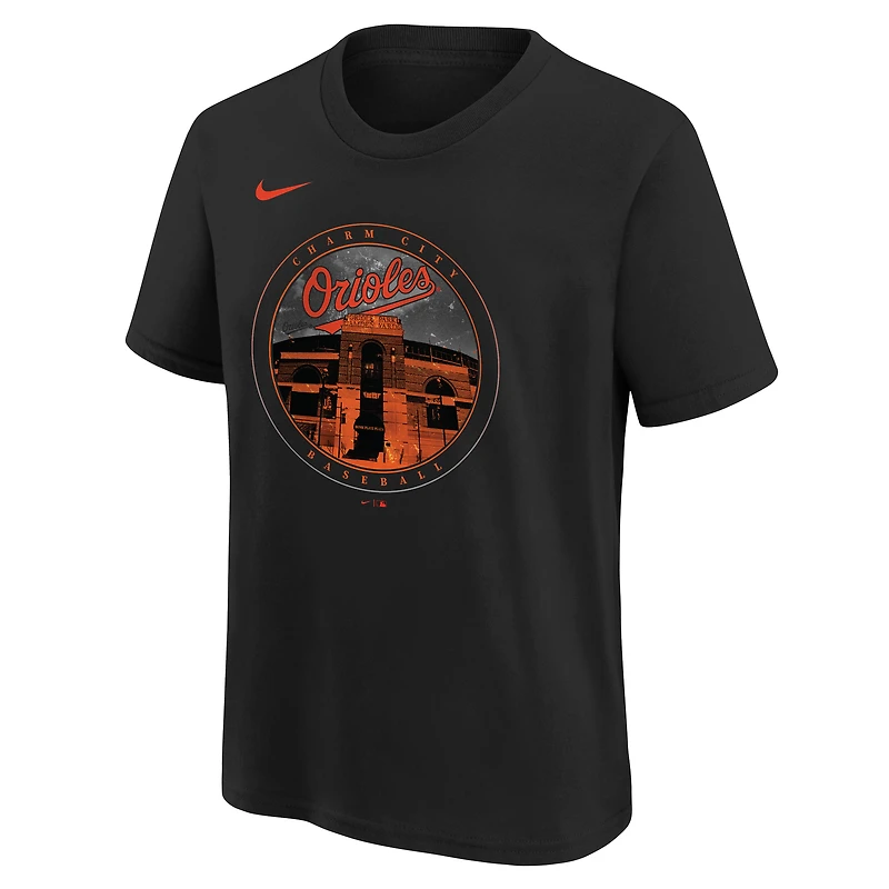 Youth Nike Black Baltimore Orioles Hometown Collection T-Shirt