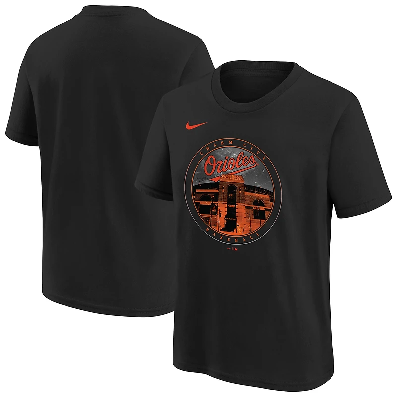 Youth Nike Black Baltimore Orioles Hometown Collection T-Shirt