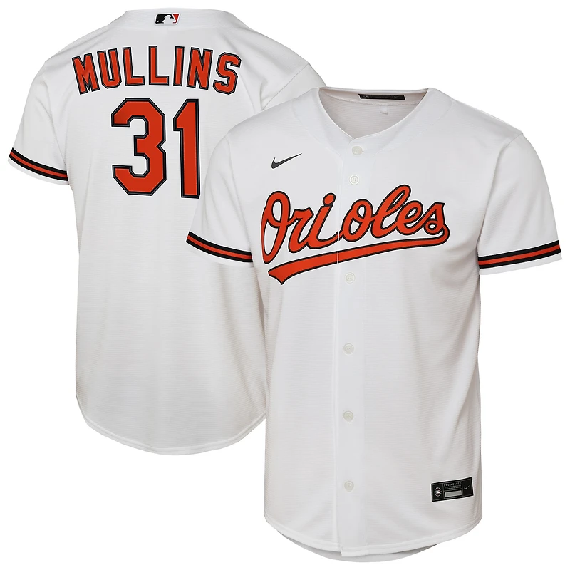 Youth Nike Cedric Mullins White Baltimore Orioles Home Replica Player Jersey