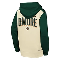 Sweat à capuche Nike Therma-FIT crème/vert Baltimore Orioles 2026 City Connect Authentic Collection pour jeunes