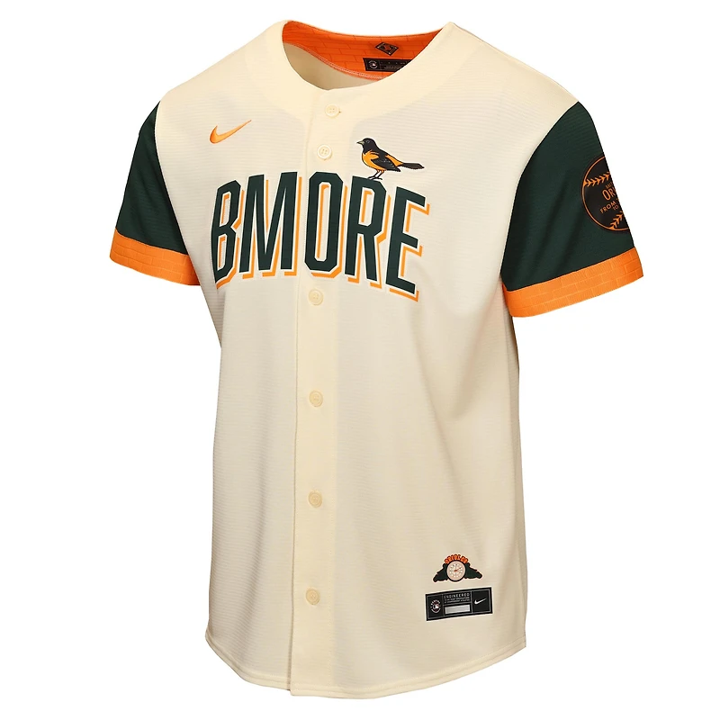 Youth Nike  Cream Baltimore Orioles 2026 City Connect Stadium Jersey