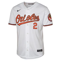 Youth Nike Gunnar Henderson White Baltimore Orioles Home Limited Jersey