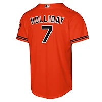 Youth Nike Jackson Holliday Orange Baltimore Orioles Alternate 2 Stadium Player Jersey
