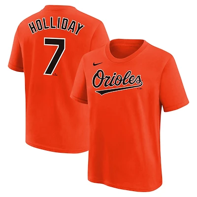 T-shirt avec nom et numéro Nike Jackson Holliday pour jeunes Orioles de Baltimore