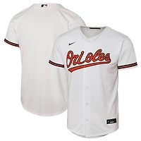 Maillot Nike blanc pour jeunes à domicile des Orioles de Baltimore