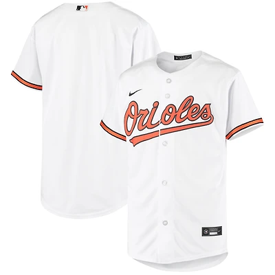 Youth Nike White Baltimore Orioles Home Replica Team Jersey