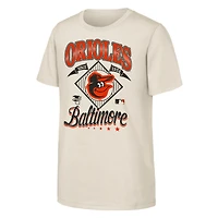 T-shirt Youth Outerstuff Natural Baltimore Orioles Triple Hit