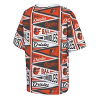 Youth Outerstuff  Orange Baltimore Orioles All-Over Pennant T-Shirt