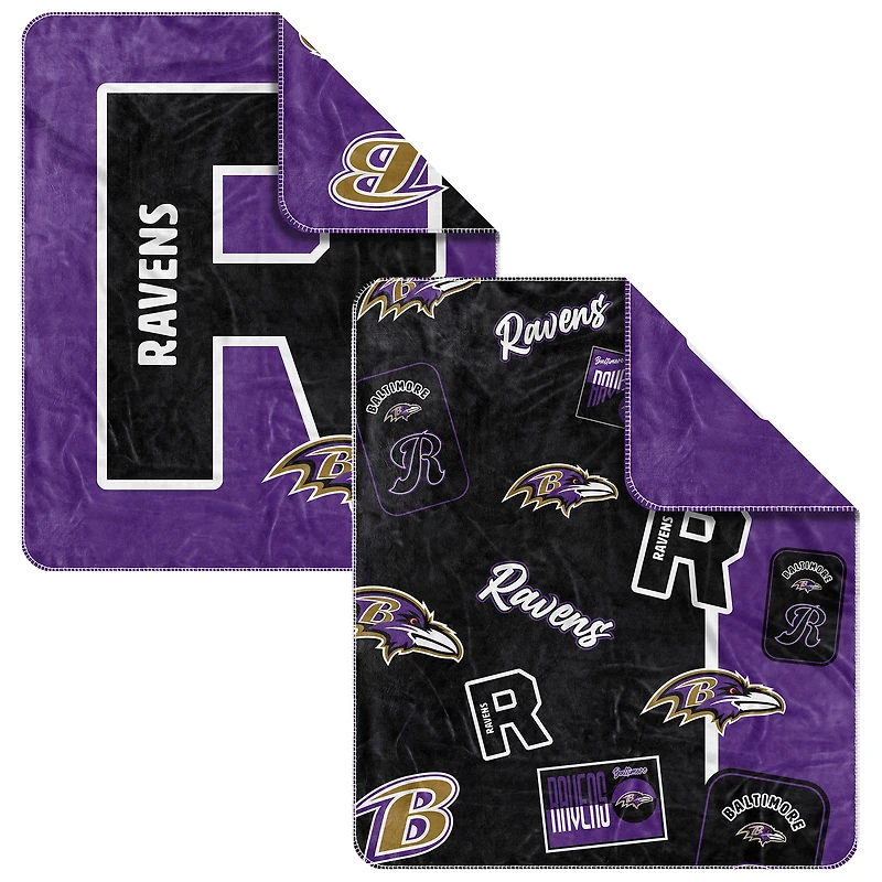 Couverture tissée Dream Weave Baltimore Ravens 50" x 60"