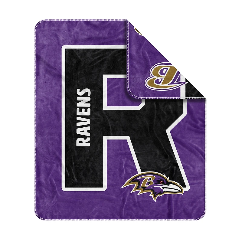 Couverture tissée Dream Weave Baltimore Ravens 50" x 60"