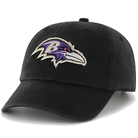 Chapeau réglable Clean Up des Ravens de Baltimore de '47 Brand - Noir