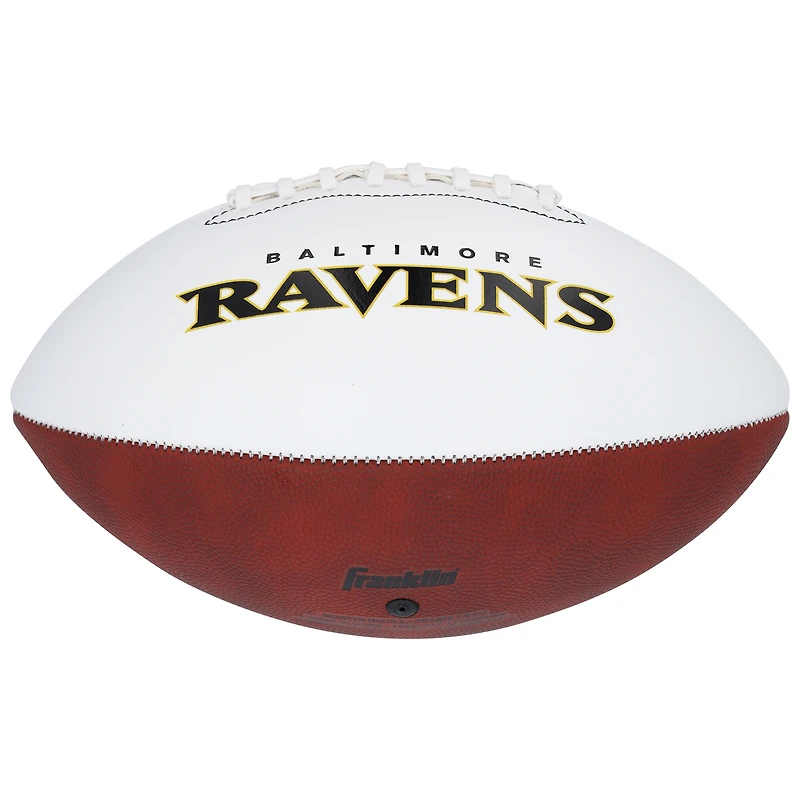 Anquan Boldin Baltimore Ravens Autographed Franklin White Panel Football