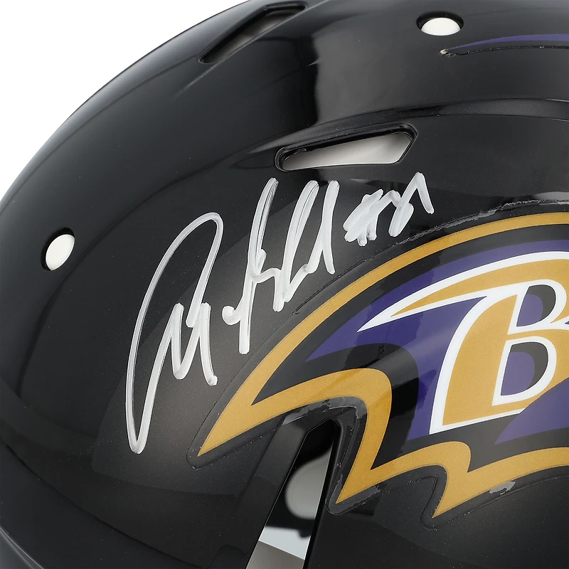 Anquan Boldin Baltimore Ravens Autographed Riddell Speed Authentic Helmet