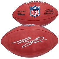 Ballon de football Wilson Duke dédicacé par Anthony Miller des Baltimore Ravens