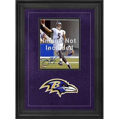 Cadre photo vertical de luxe 8'' x 10'' Baltimore Ravens avec logo de l'équipe