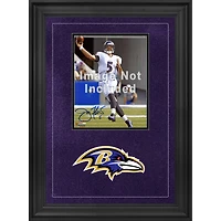 Cadre photo vertical de luxe 8'' x 10'' Baltimore Ravens avec logo de l'équipe