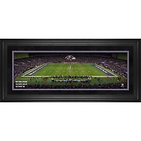Photographie panoramique encadrée des Ravens de Baltimore (25,4 x 76,2 cm) du stade M&T Bank